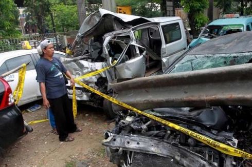 Berapa Kecepatan Mobil Anak Ahmad Dhani Saat Kecelakaan di Jagorawi?