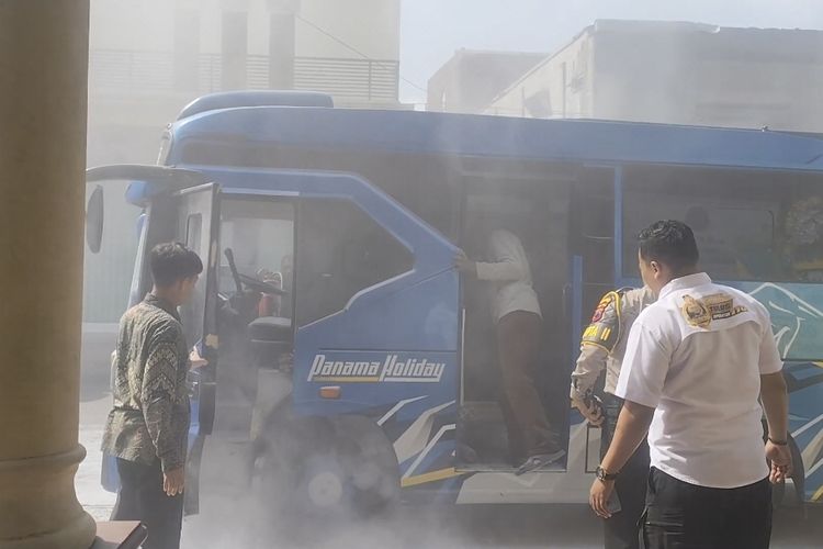 Detik-detik Kepanikan Puluhan Peziarah Asal Kebumen Saat Kabin Bus Dipenuhi Asap Pekat di Wonosobo
