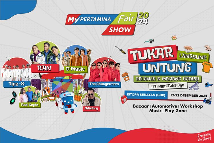 PT Pertamina Patra Niaga (PPN) kembali menggelar MyPertamina Fair Show 2024 yang akan berlangsung pada Sabtu (21/12/2024) sampai Minggu (22/12/2024) di Istora Senayan, Jakarta. 