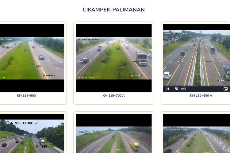 Pantau Arus Mudik Lebaran 2026 Lewat CCTV, Ini Daftar Link yang Bisa Diakses