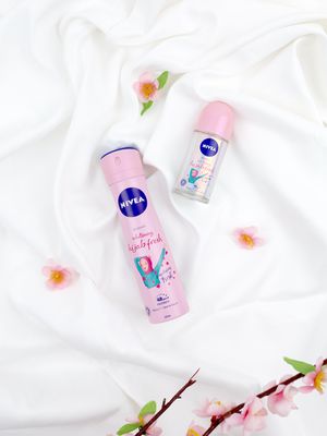 Dua varian terbaru Nivea yaitu Nivea Whitening Hijab Fresh Duo dan Nivea Extra White Hijab Cooling Body Serum.