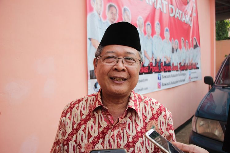 Mantan Wakil Gubernus Jawa Tengah yang juga Calon Anggota DPR RI dari PDI-P, Heru Sudjatmoko memenuhi panggilan Panitia Pengawas Kecamatan (Panwascam) Purbalingga Kota, Jumat (23/11/2018).
