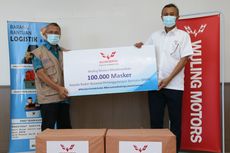 Cegah Penularan Corona, Wuling Serahkan Donasi 100.000 Masker