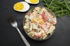 Resep Salad Sayur Saus Mayones, Bikin dari Sisa Bakaran Tahun Baru 