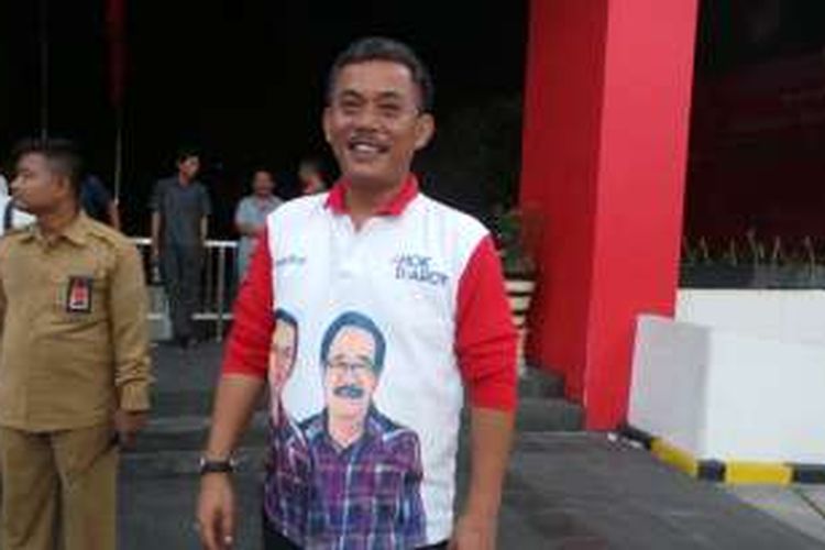 Ketua Tim Pemenangan Ahok-Djarot pada Pilkada DKI Jakarta 2017, Prasetio Edi Marsudi, di kantor DPP PDI-P, Jalan Diponegoro, Menteng, Jakarta Pusat, Senin (24/10/2016).