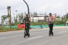 Dengan Otoped, Duet Nanang dan Tri Pastikan Keamanan IKN Saat HUT RI