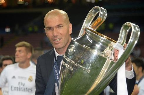 Termasuk Hattrick Liga Champions, Berikut Rincian 11 Trofi Zidane di Real Madrid sebagai Pelatih