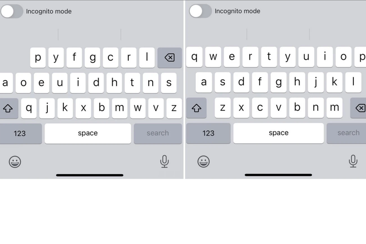 Perbandingan keyboard QWERTY dengan Dvorak