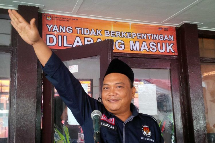 Ketua KPU Kota Sukabumi, Hamzah.