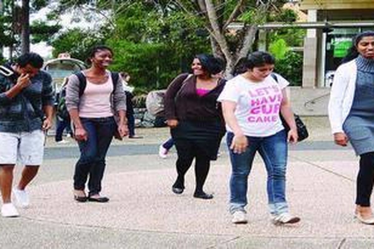 Mahasiswa/mahasiswi multiras di Australia.