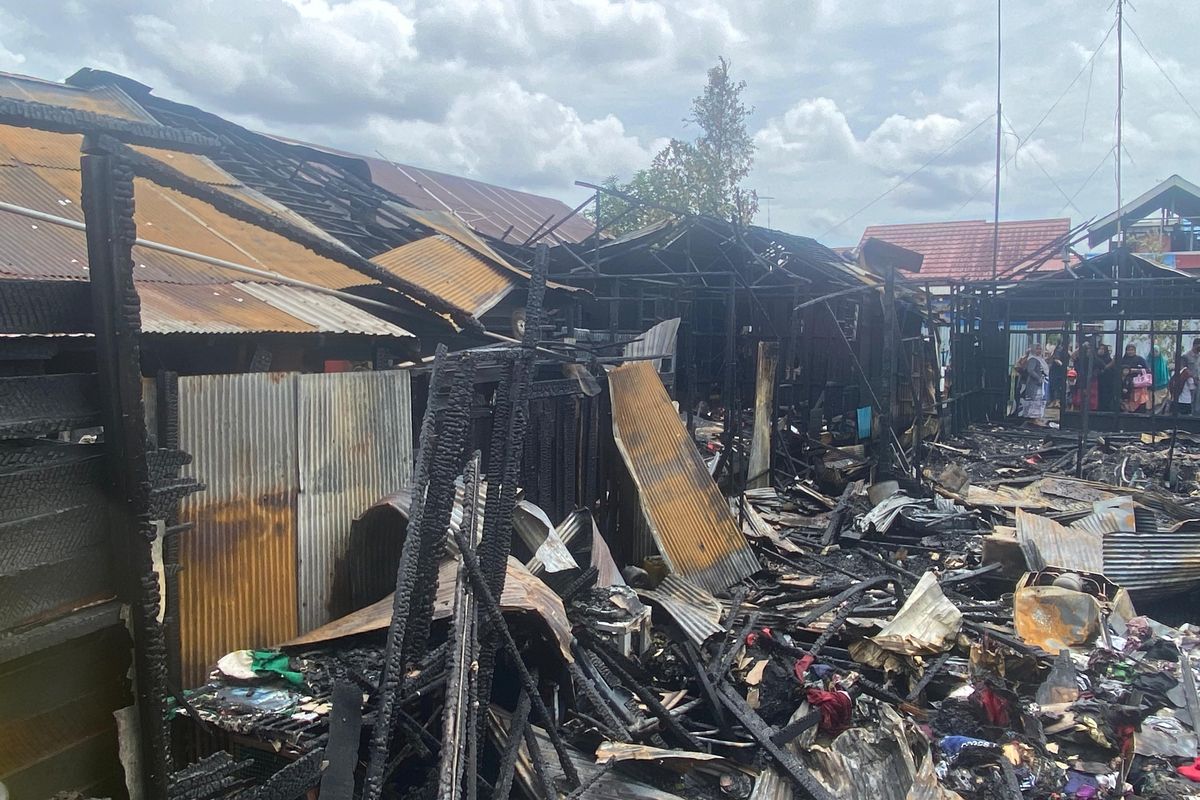 Kebakaran Hanguskan 7 Rumah di Banjarmasin, 19 Orang Kehilangan Tempat Tinggal