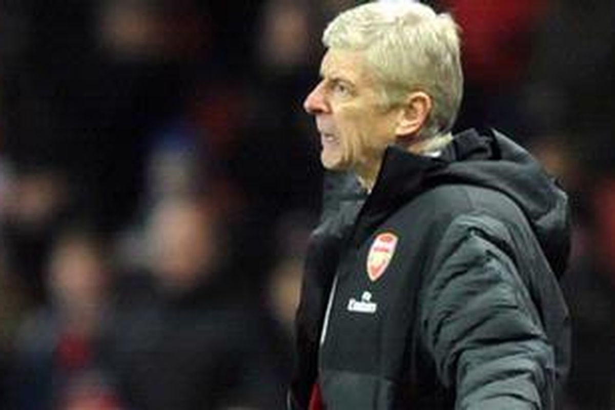 Pelatih Arsenal, Arsene Wenger.