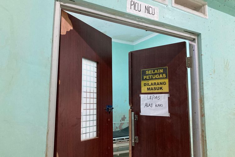 Kondisi terkini RSUD Aceh Tamiang di Kecamatan Karang Baru, Kabupaten Aceh Tamiang, Provinsi Aceh, Minggu (28/12/2025).