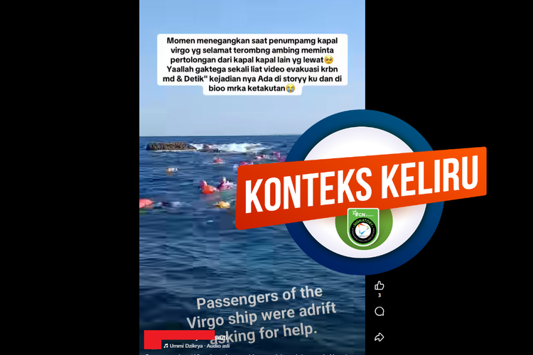 INFOGRAFIK: Ini Video Acara Renang di Perancis, Bukan Korban KMP Virgo Transport 8