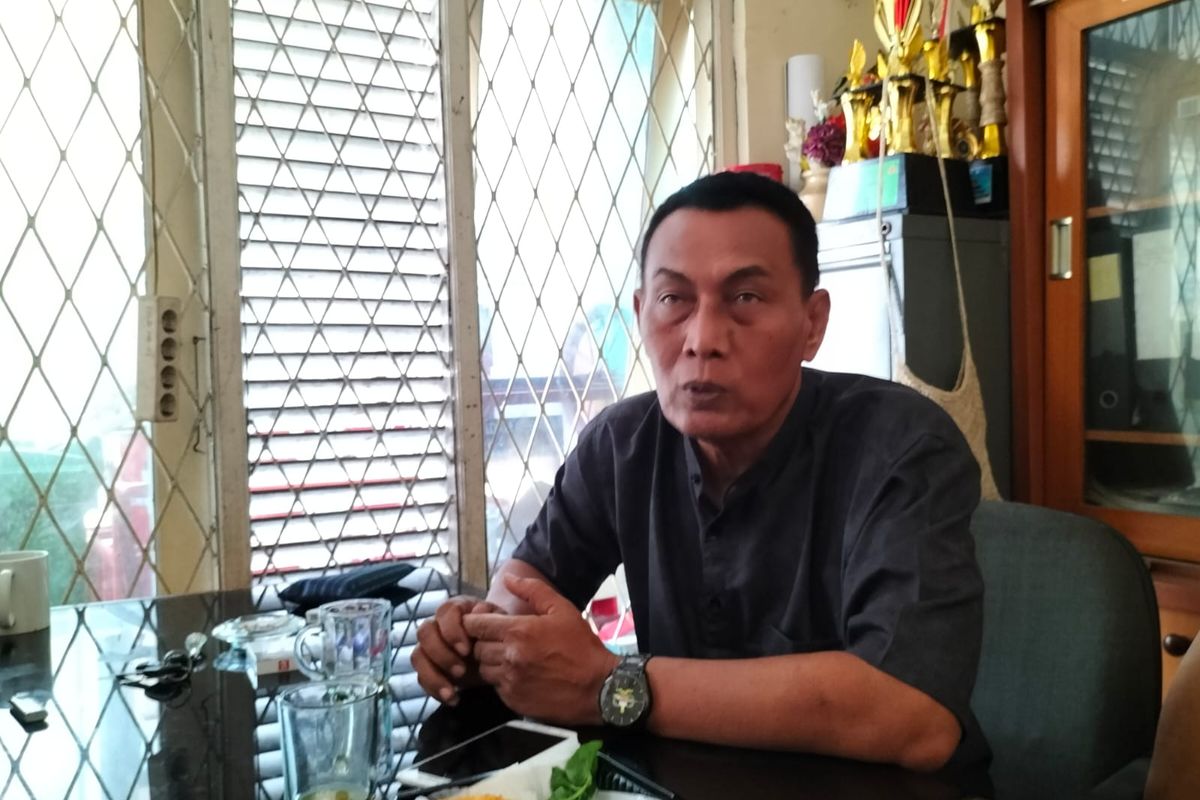 Ketua RW 07 Kelurahan Cipete Utara, Eko Raharjo saat ditemui wartawan di bilangan Kebayoran Baru, Jakarta Selatan, Rabu (26/7/2023).