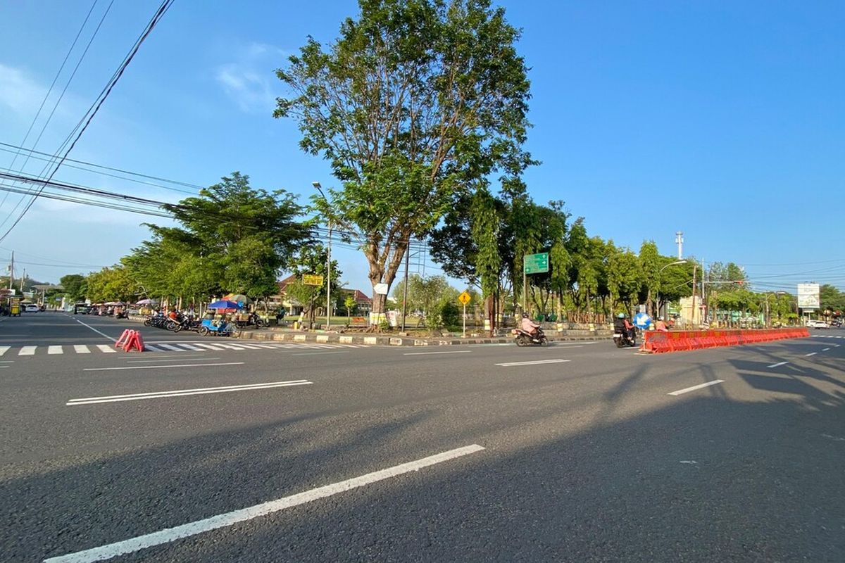 Lokasi rencana pembangunan tugu Adipura di Alun-alun Pemkab Gunungkidul