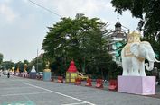 Waisak di Kota Solo, Pindapata hingga Pemasangan Ornamen Buddhis di Jalan Protokol
