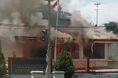 Polsek Borong di Manggarai Timur Ludes Terbakar, 30 Peluru dan 2 Senpi Hangus