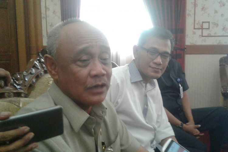 Direktur Jenderal Bina Pemerintah Desa Kementerian Dalam Negeri (Kemendagri), Nata Irawan di Boyolali, Jawa Tengah, Selasa (12/12/2017).