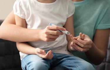 Ilustrasi diabetes pada anak