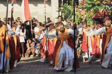 Seribu Penari Baris Jangkang Ramaikan Nusa Penida Festival 