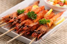 Resep Sate Udang Bakar Pedas buat Malam Tahun Baru