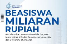 Kelas 12, Sampoerna University Buka Beasiswa S1 hingga 100 Persen