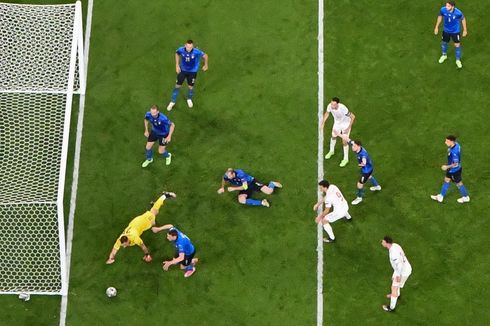 Hasil Italia Vs Spanyol: Lalui Drama Adu Penalti, Azzurri Tembus Final Euro 2020!