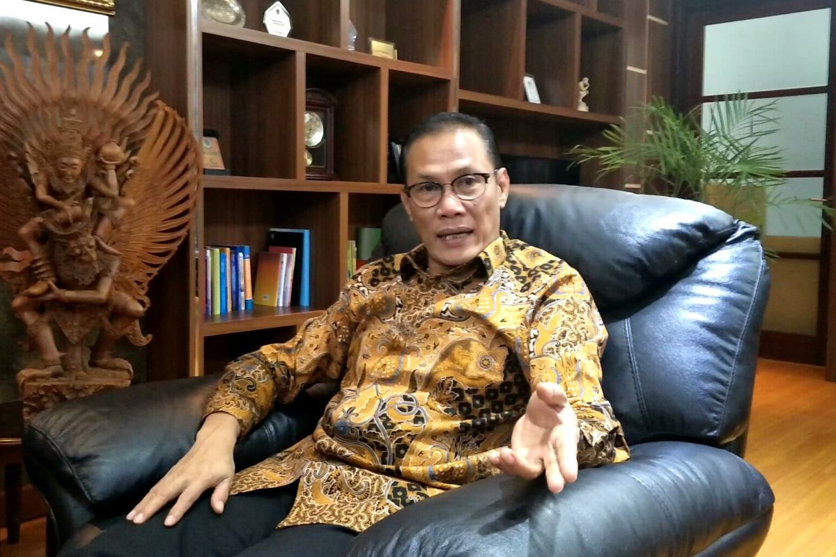 Kepala BPS Suhariyanto di Kantor BPS, Jakarta, Kamis (12/12/2019)