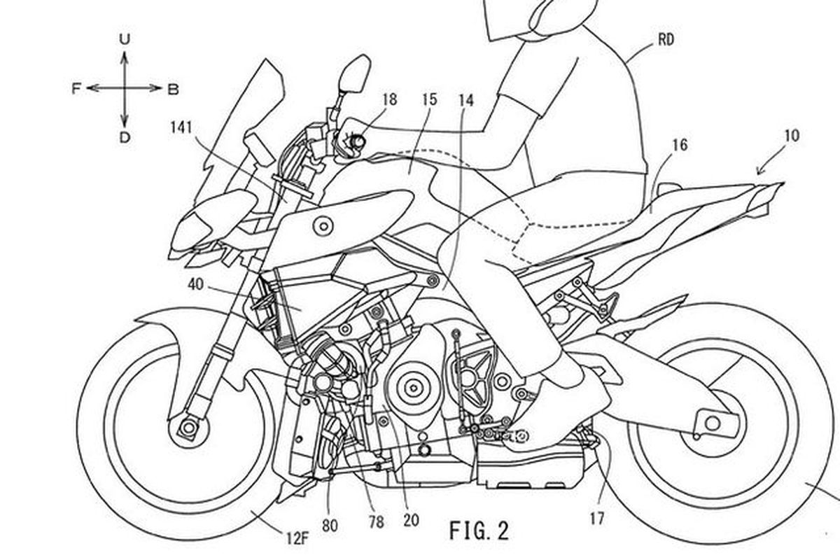 Yamaha patenkan mesin baru turbo 3-silinder 