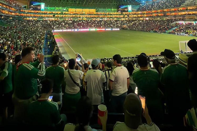 Suasana laga babak penyisihan Grup A antara Afrika Selatan melawan Korea Selatan yang berakhir 1-0 di Estadio Monterrey, Rabu (24/6/2026) lalu.