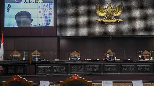 MK Tanggapi Mahfud soal Lama Putuskan Perkara Batas Usia Capres-cawapres 