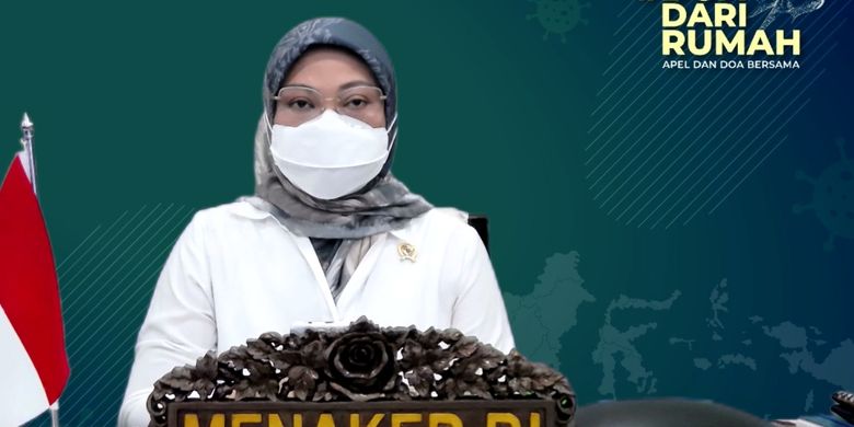 Duh! Ingin Pandemi Segera Berakhir, Menaker Ida Ajak Jajarannya Berdoa Bersama