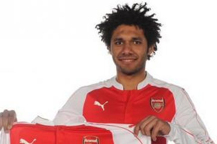 Gelandang Arsenal asal Mesir, Mohamed Elneny.
