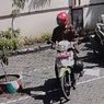 Viral Pencuri Gunakan Motor Pelat Merah Curi Helm di Brebes, Aksinya Terekam CCTV