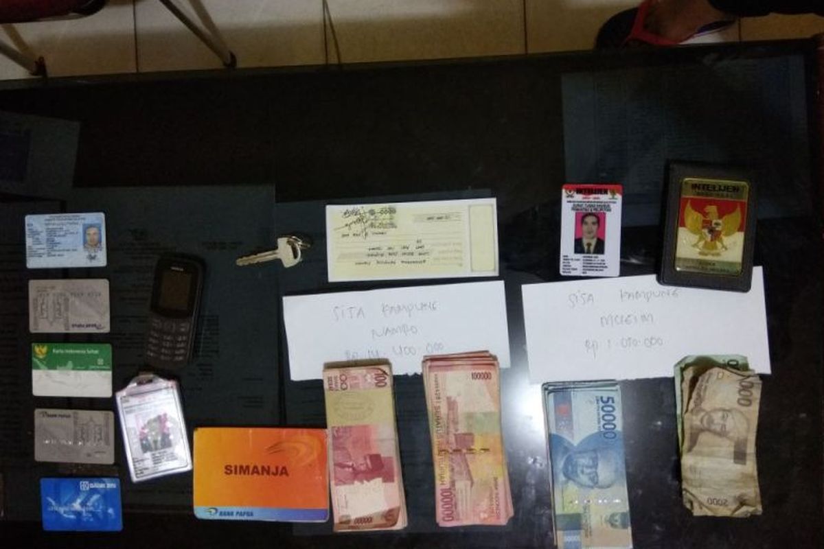 Barang bukti yang berhasil disita dalam Operasi Tangkap Tangan (OTT) di Distrik Teminambuan, Kabupaten Sorong Selatan (Sorsel).