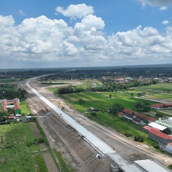Tol Solo-Yogyakarta yang dibuka secara fungsional untuk Lebaran 2024.