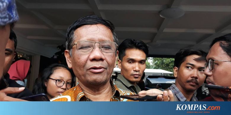 Menurut Mahfud MD, Istana Punya Jalan Keluar Terkait Typo di UU KPK
