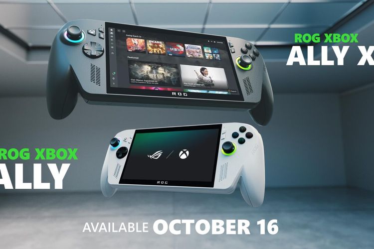 ROG Xbox Ally dan ROG Xbox Ally  X akan rilis 16 Oktober