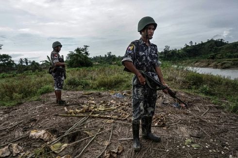 Gerilyawan Rohingya Serang Pos Polisi Myanmar, 32 Orang Tewas