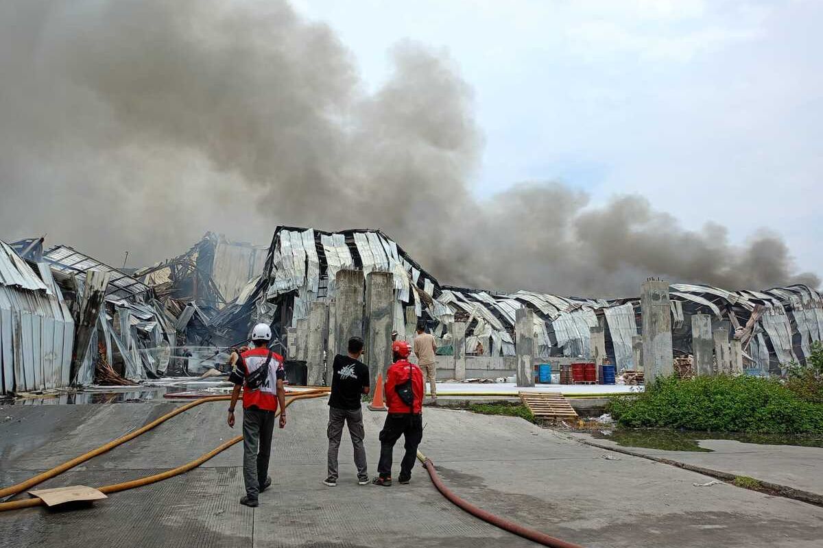 Pabrik Mainan Master Kidz di Kendal Terbakar, Karyawan Berlarian Menyelamatkan Diri