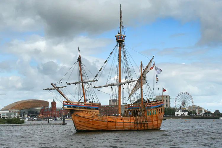 Replika Karavel milik John Cabot yang digunakan sejak akhir abad ke-15.