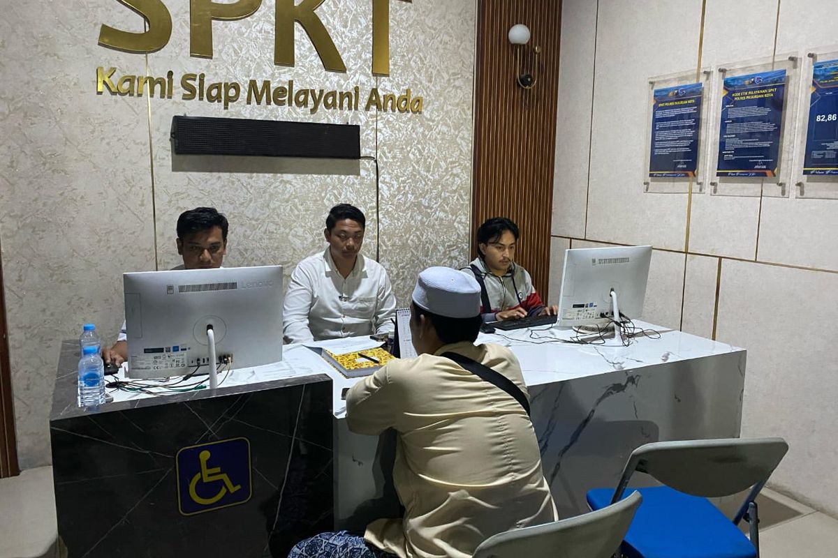 Zainul Arifin, pengurus Ponpes Metal Rejoso Kabupaten Pasuruan siap memberikan keterangan guna mengungkap motif penculikan santri, Selasa (22/04/2025). 