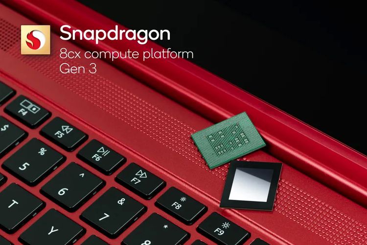 Ilustrasi Snapdragon 8cx Gen 3.