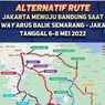 4 Rute Alternatif Jakarta-Bandung Saat One Way Arus Balik 6-8 Mei, Lengkap