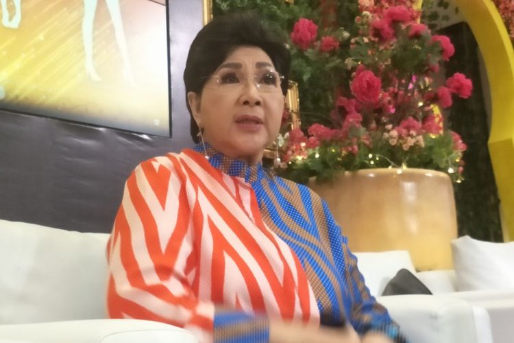 Titiek Puspa dalam acara Beautifying Indonesia di Lippo Mall Puri, Jakarta Barat, Sabtu (10/3/2018) sore. 