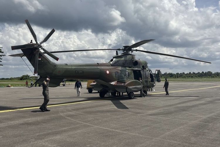 Pencarian Helikopter PK-CFX Hilang Kontak di Sekadau, Super Puma dan Tim Darat Dikerahkan