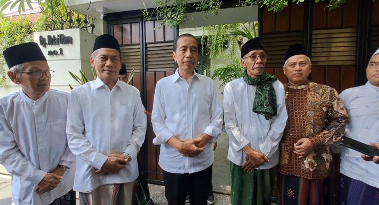 Bertemu Jokowi, PWNU Jateng Nyatakan Netral pada Pilkada 2024