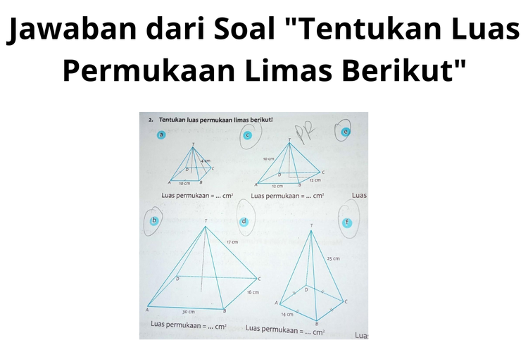 Salah satu bangun ruang yang kita kenal dalam keseharian adalah limas.