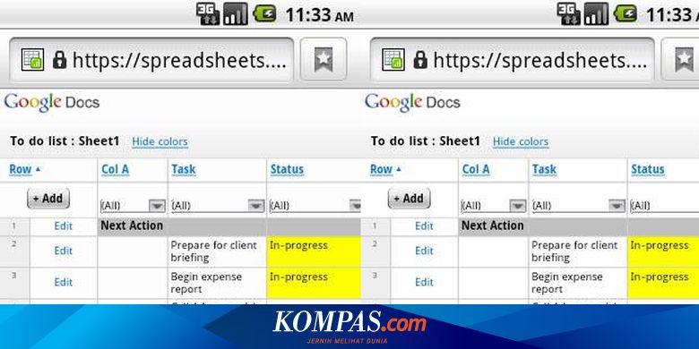Google Drive Kini Bisa Edit Quot Spreadsheet Quot Di Android Dan Ios